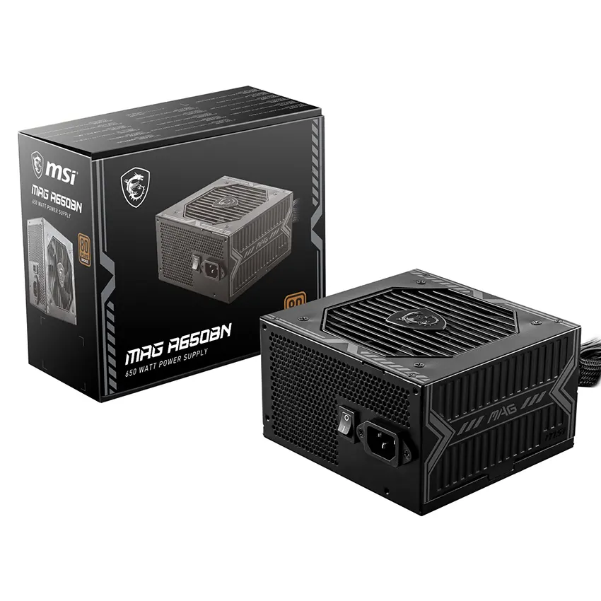 Fuente de alimentación MSI MAG A650BN 650W 80 PLUS Bronze