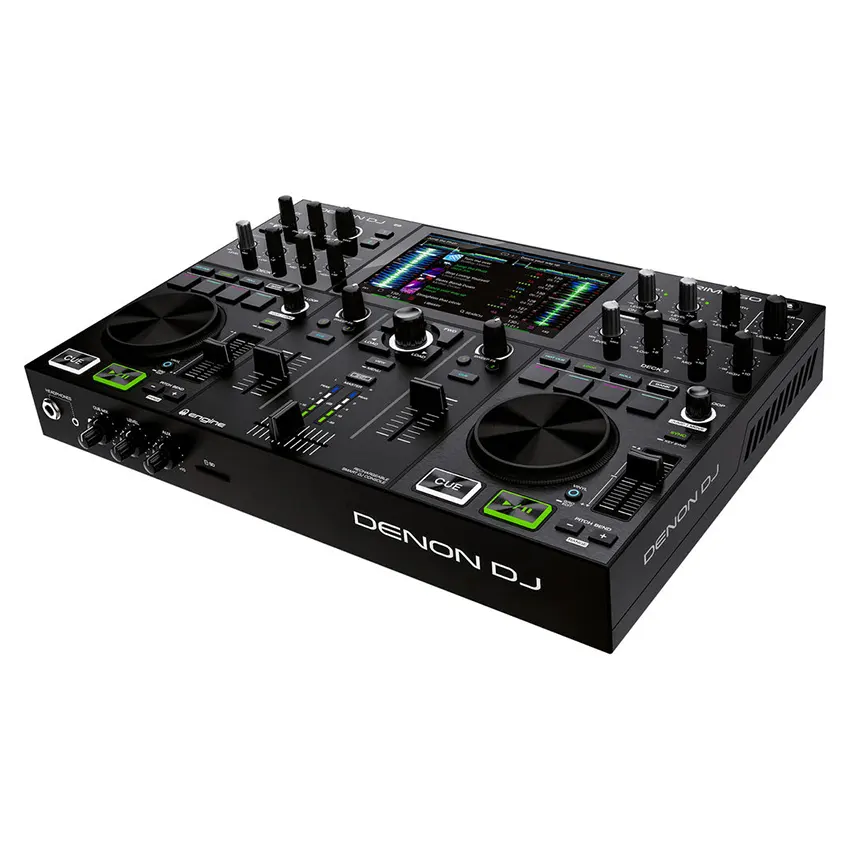 GO-1 Controlador Recargable Denon DJ Prime GO Todo en Uno con Pantalla Táctil de 7"