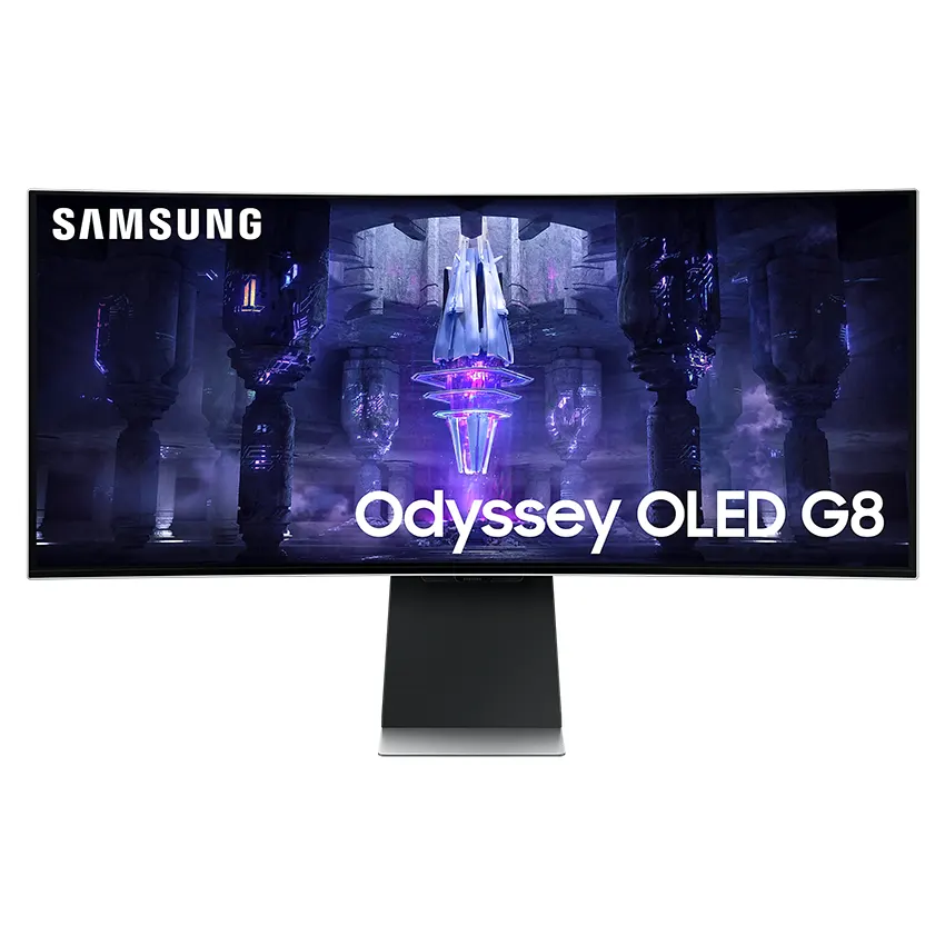 LS34BG850SLXZB-2 Monitor Gamer Samsung Odyssey G8, 34", 175Hz, OLED 1800R, 3440x1440, 0.1ms, Mini DP, Micro HDMI, FreeSync