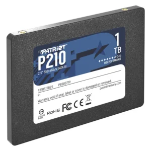 Disco SSD Patriot P210 1TB, 3D NAND, SATA3, 2.5"