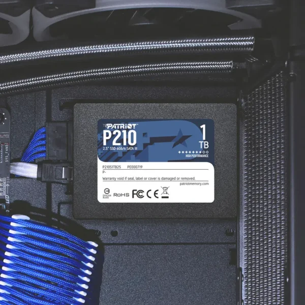 Disco SSD Patriot P210 1TB, 3D NAND, SATA3, 2.5"