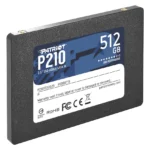 Disco SSD Patriot P210 512GB, 3D NAND, SATA3, 2.5"