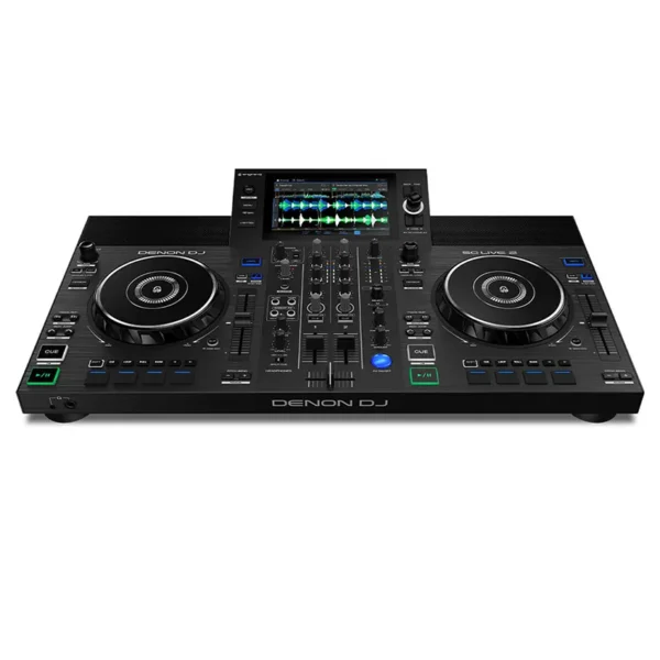 Denon DJ SC LIVE 2 Sistema Autónomo de 2 Decks con Pantalla Táctil de 7", Altavoces Integrados y Wi-Fi