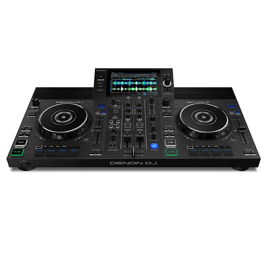 Denon DJ SC LIVE 2 Sistema Autónomo de 2 Decks con Pantalla Táctil de 7", Altavoces Integrados y Wi-Fi