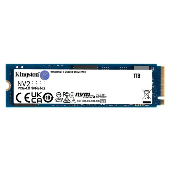 Disco SSD Kingston NV2 NVMe 1TB, 3D NAND, PCIe 4.0, M.2 2280