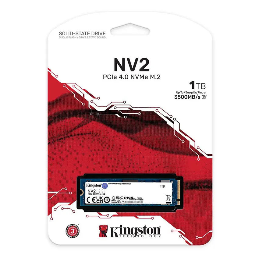 Disco SSD Kingston NV2 NVMe 1TB, 3D NAND, PCIe 4.0, M.2 2280 Disco SSD Kingston NV2 NVMe 1TB, 3D NAND, PCIe 4.0, M.2 2280