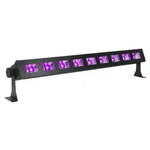 Barra de luz ultravioleta E-Lightning DJ UV-BAR 9.3, 9 LEDs de 3W UV