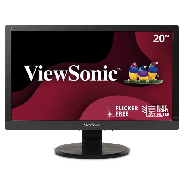 Monitor ViewSonic VA2055Sm, 20", 75Hz, MVA, 1920x1080, 25ms, VGA, DVI-D