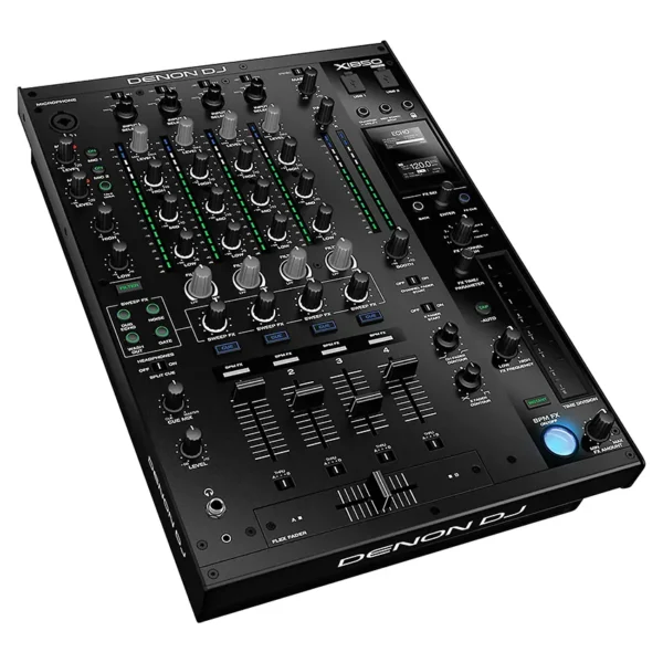 Mezclador de 4 Canales Denon DJ Prime X1850 con Placa de Sonido USB