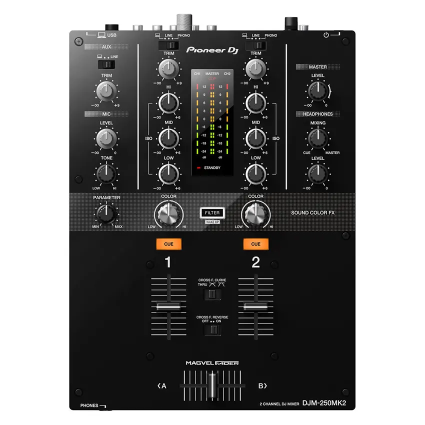 Mezclador de 2 Canales Pioneer DJ DJM-250MK2 Mezclador de 2 Canales Pioneer DJ DJM-250MK2