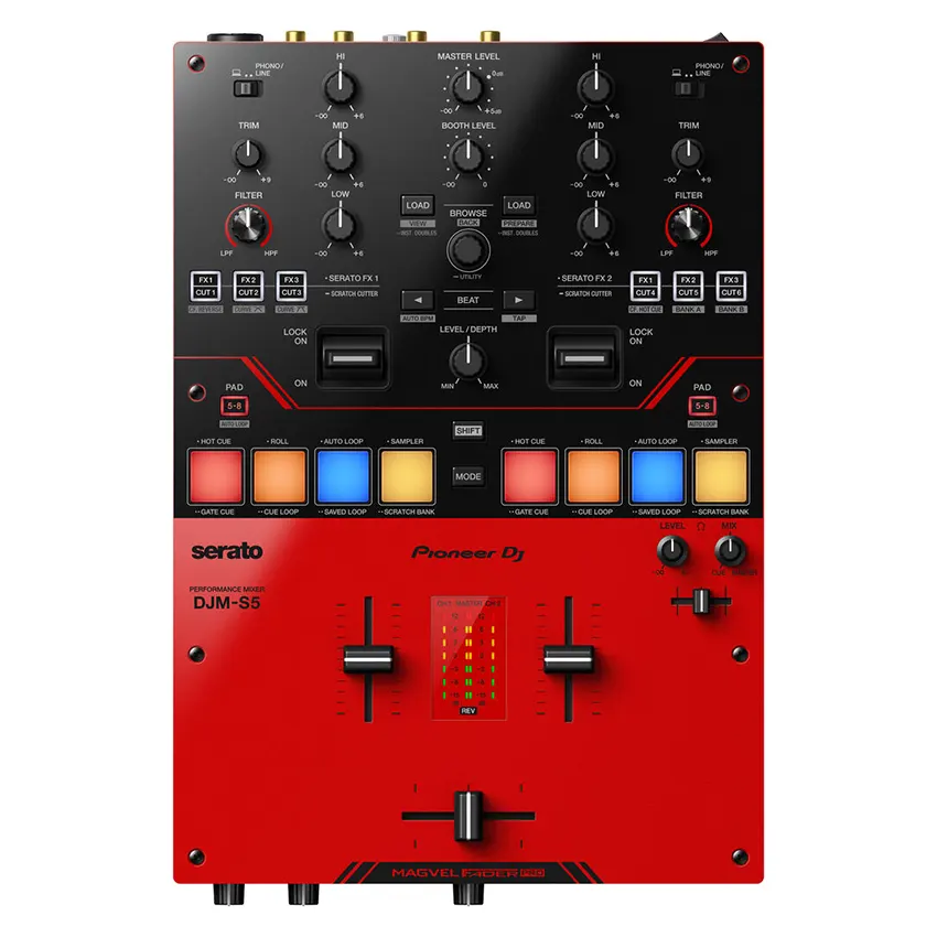 Mezclador de 2 Canales Pioneer DJ DJM-S5 para Scratch Mezclador de 2 Canales Pioneer DJ DJM-S5 para Scratch