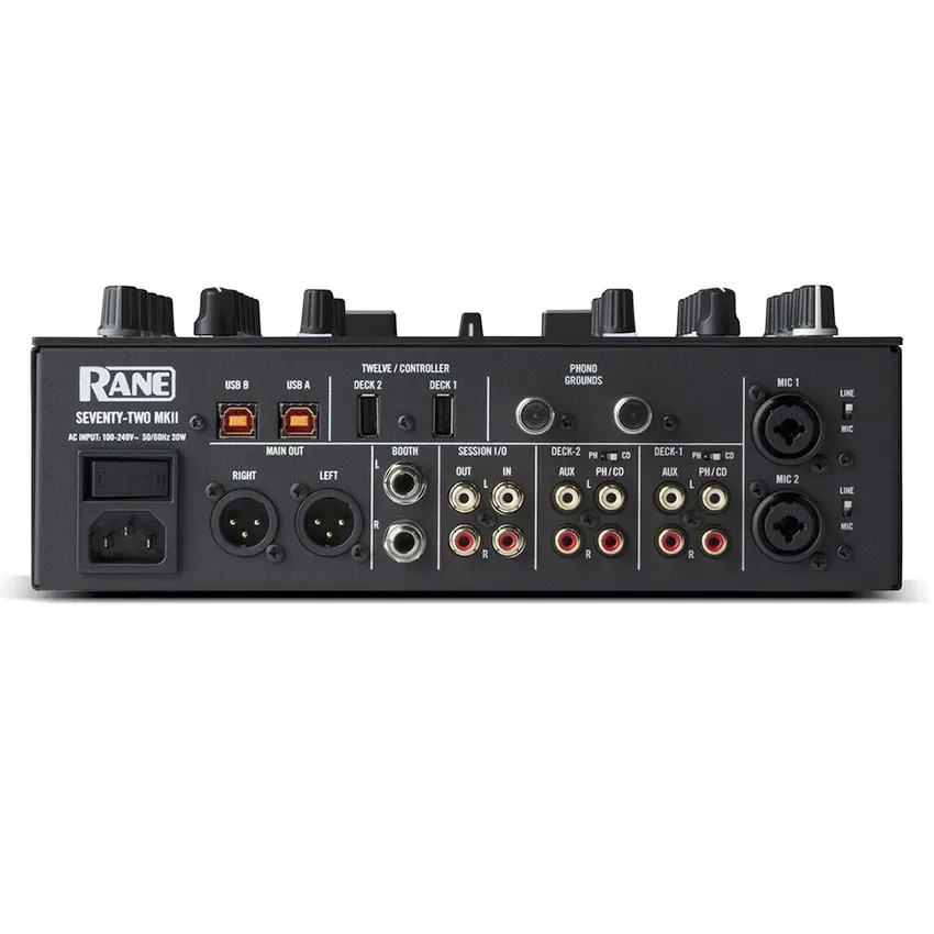 Mezclador de 2 Canales RANE SEVENTY-TWO MKII con pantalla táctil para Serato DJ Pro Mezclador de 2 Canales RANE SEVENTY-TWO MKII con pantalla táctil para Serato DJ Pro