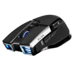 Mouse Inalámbrico EVGA X20, Gamer, USB y Bluetooth, Negro