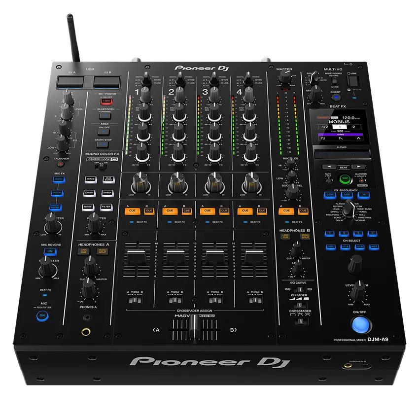 Mezclador de 4 Canales Pioneer DJ DJM-A9 con Placa de Sonido USB Mezclador de 4 Canales Pioneer DJ DJM-A9 con Placa de Sonido USB