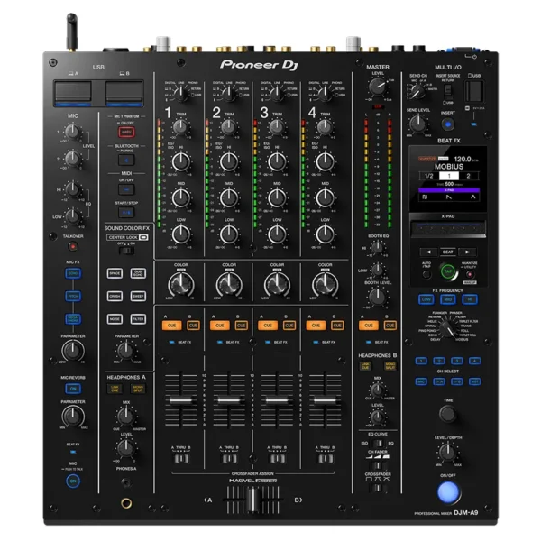 Mezclador de 4 Canales Pioneer DJ DJM-A9 con Placa de Sonido USB