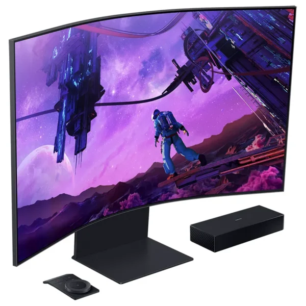 Monitor Gamer Samsung Odyssey Ark, 55", 165Hz, VA 1000R, 3840x2160, 1ms, HDMI, FreeSync