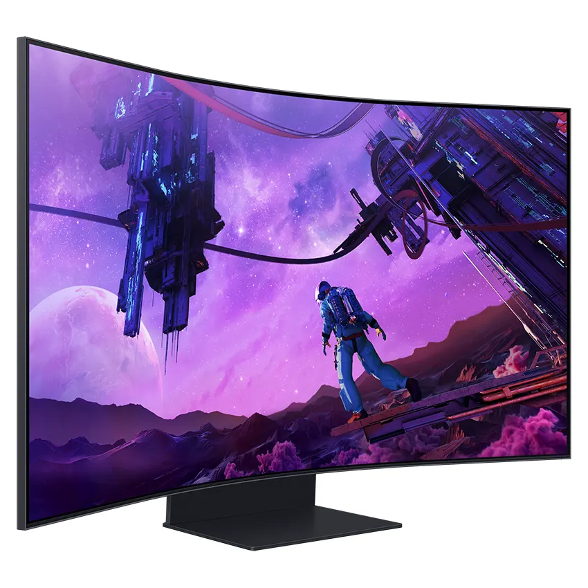 LS55BG970NLX-9 Monitor Gamer Samsung Odyssey Ark, 55", 165Hz, VA 1000R, 3840x2160, 1ms, HDMI, FreeSync