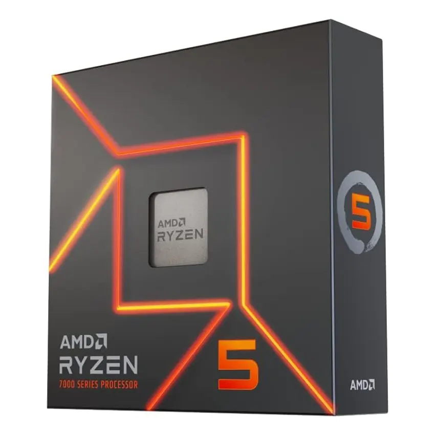 Procesador AMD Ryzen 5, Radeon, Sin cooler/disipador, Socket AM5, BOX