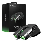 Mouse EVGA X17, Gamer, USB, Gris