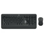 Kit de Teclado y Mouse Inalámbrico Logitech MK540 Advanced, Negro, Español