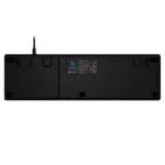 Teclado Logitech G G513 Carbon LIGHTSYNC RGB Mecánico, Gamer, GX Brown Táctil, Negro