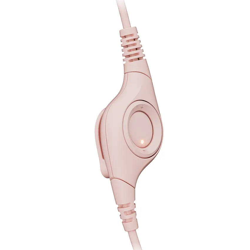 Auriculares Logitech H390, USB, Rosa