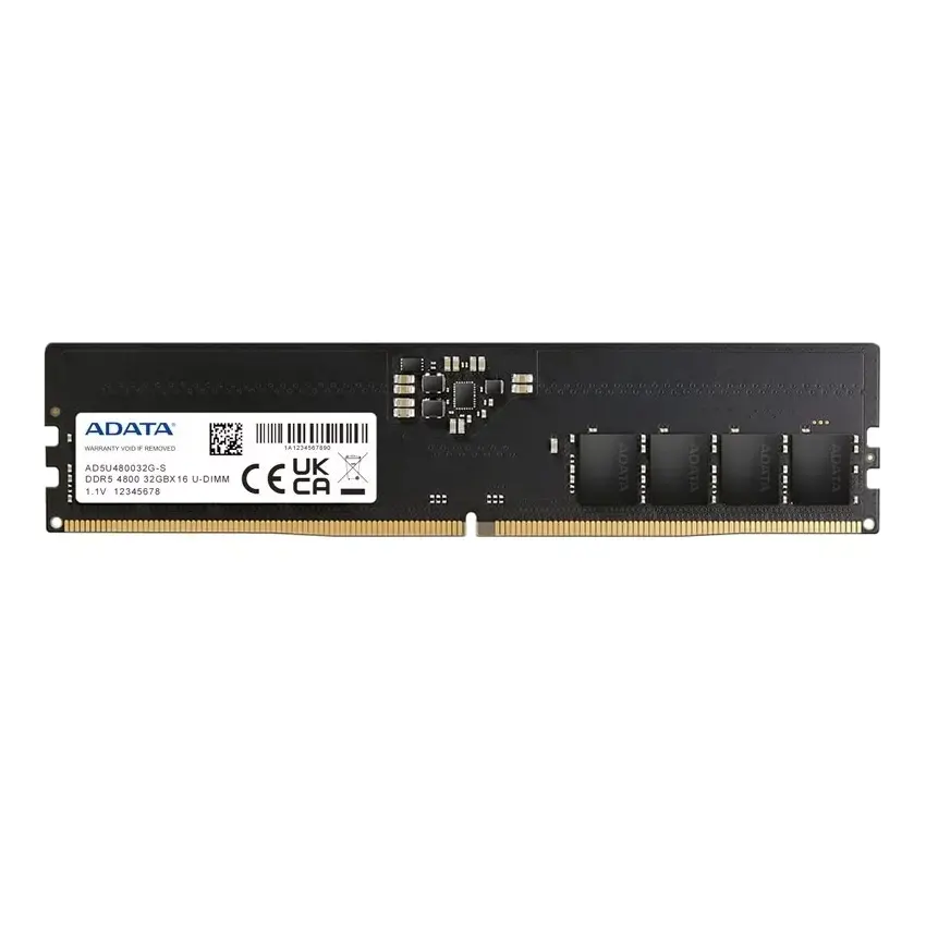 Memoria ADATA 32GB, DDR5, 4800MHz, CL40, 1.1 V, UDIMM