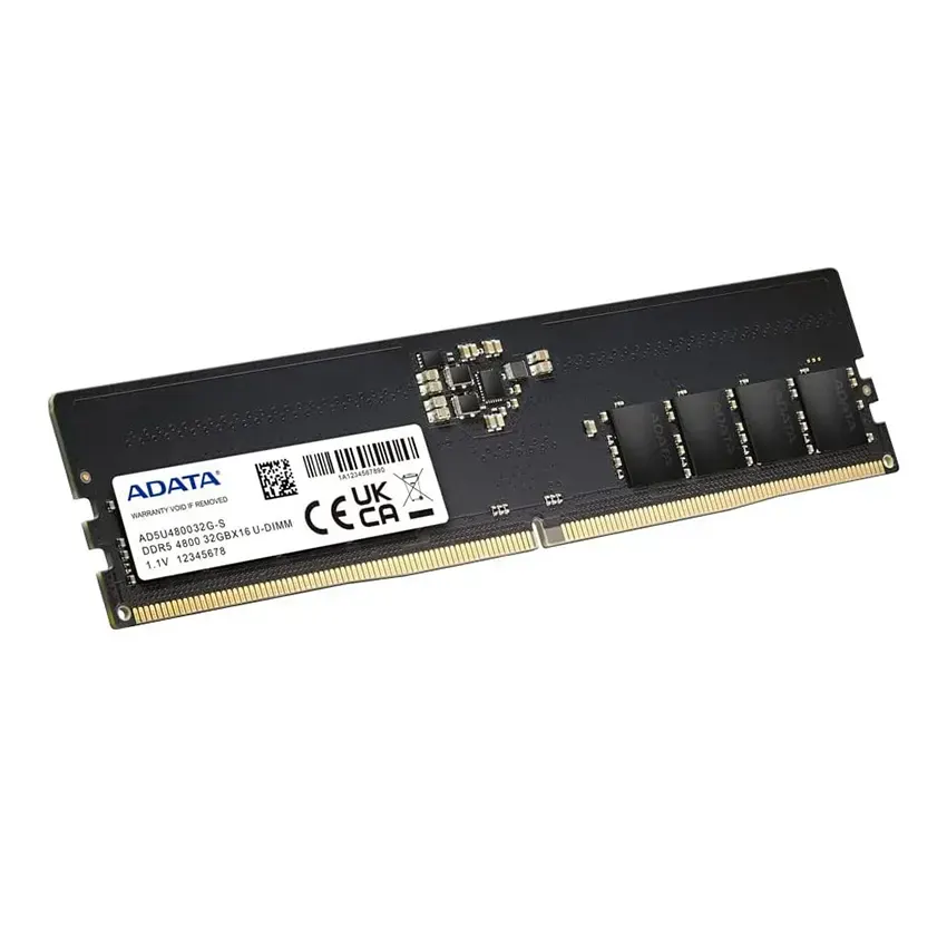 Memoria ADATA 32GB, DDR5, 4800MHz, CL40, 1.1 V, UDIMM
