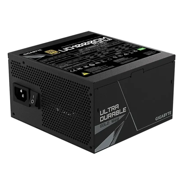 Fuente de alimentación modular Gigabyte UD1000GM PG5 1000W 80 PLUS Gold, Preparada para PCIe 5.0
