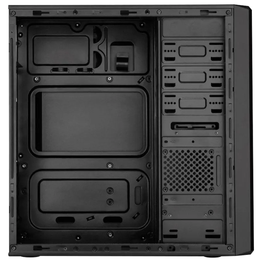 Gabinete Kit Kelyx LC727-14, ATX, Con Fuente 500W, Teclado USB, Mouse USB y Parlantes, Negro