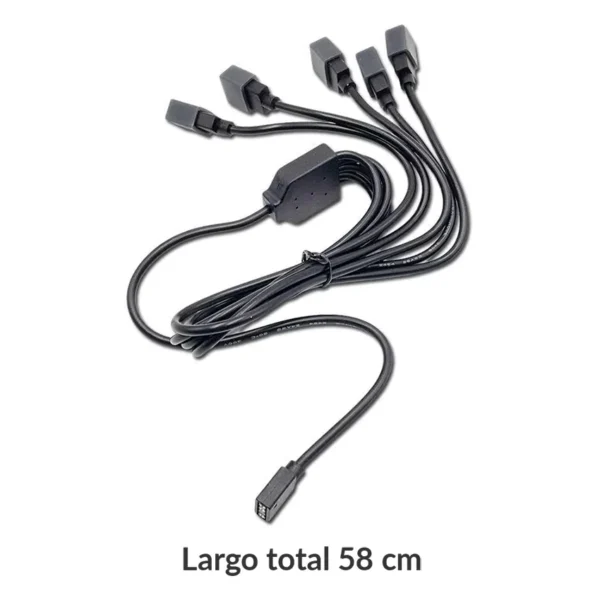 Cable Divisor de 1 a 5 RGB direccionable Cooler Master