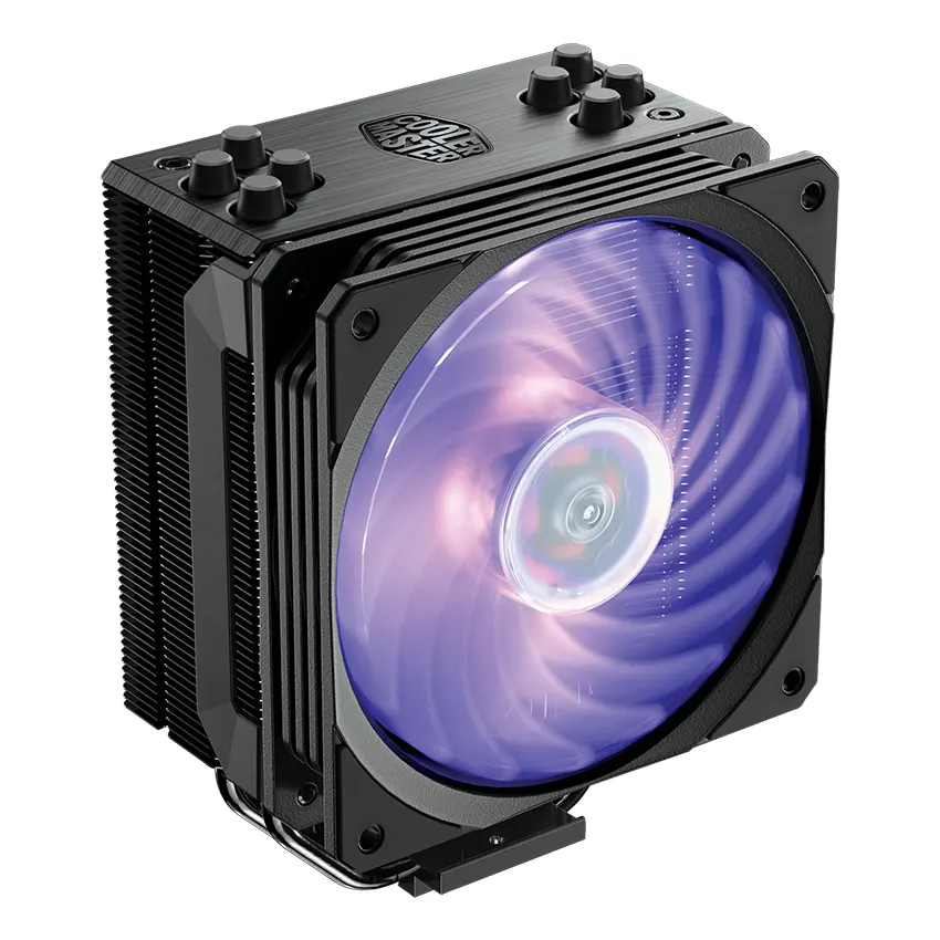Ventilador para CPU Cooler Master Hyper 212 RGB Black Edition, Intel LGA1700/1200/1151/1150, AMD AM4, New Packaging Ventilador para CPU Cooler Master Hyper 212 RGB Black Edition, Intel LGA1700/1200/1151/1150, AMD AM4, New Packaging