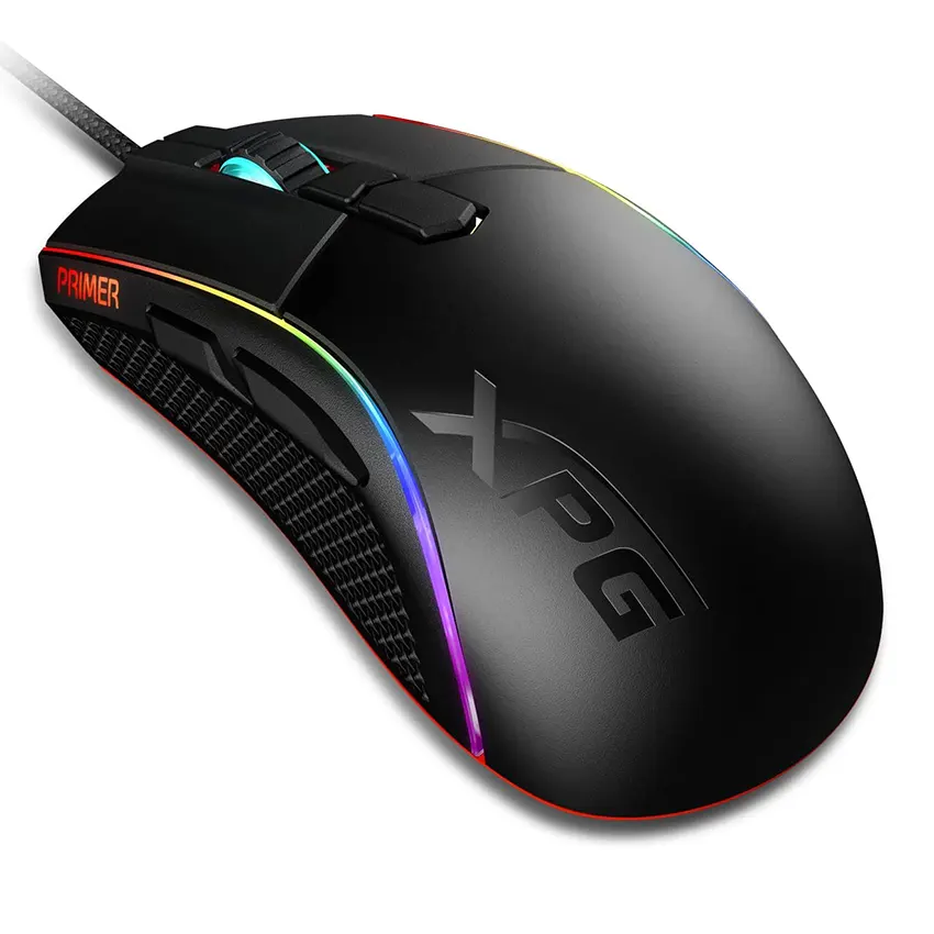 Mouse ADATA XPG PRIMER RGB, Gamer, USB, Negro