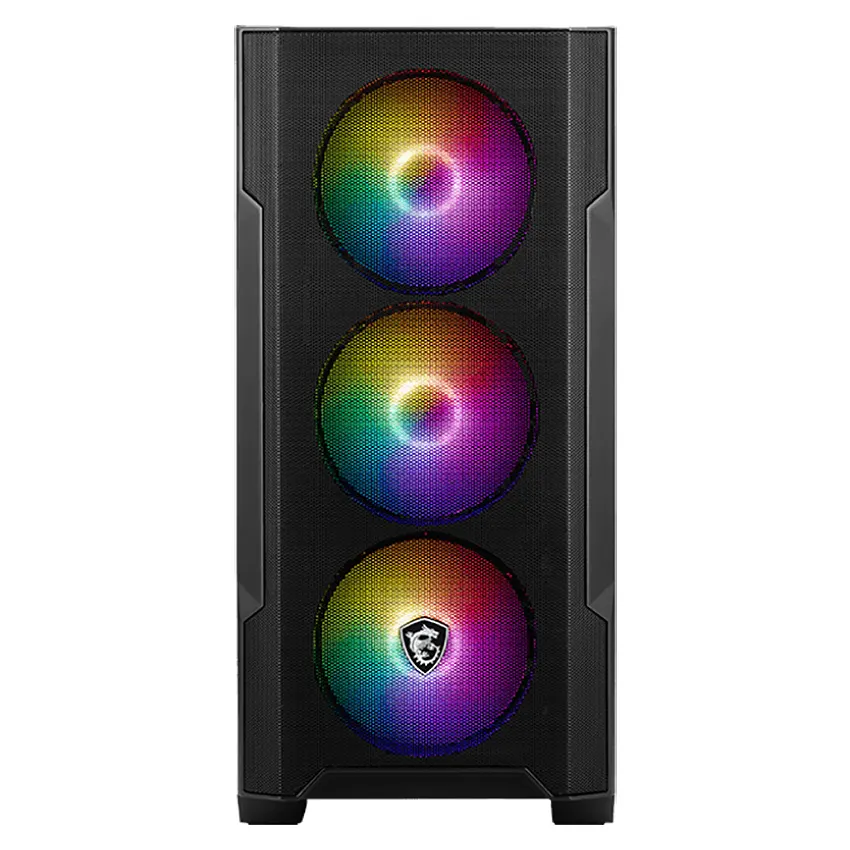 Gabinete MSI MAG FORGE M100A, Micro ATX, Sin Fuente, Acrílico, 4 Fan 12 cm Auto-RGB Gabinete MSI MAG FORGE M100A, Micro ATX, Sin Fuente, Acrílico, 4 Fan 12 cm Auto-RGB