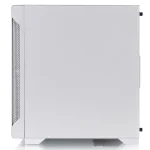 Gabinete Thermaltake S100 TG Snow Edition, Micro ATX, Sin Fuente, Vidrio Templado, 1 Fan 12 cm, Blanco
