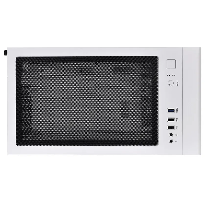Gabinete Thermaltake S100 TG Snow Edition, Micro ATX, Sin Fuente, Vidrio Templado, 1 Fan 12 cm, Blanco Gabinete Thermaltake S100 TG Snow Edition, Micro ATX, Sin Fuente, Vidrio Templado, 1 Fan 12 cm, Blanco