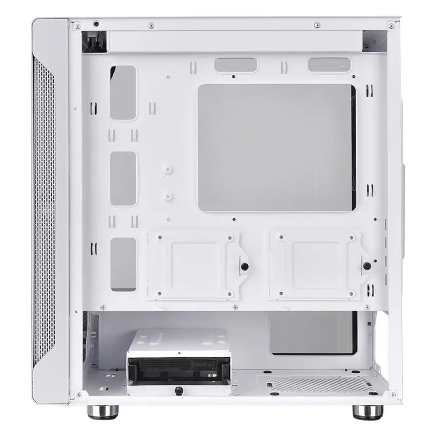 Gabinete Thermaltake S100 TG Snow Edition, Micro ATX, Sin Fuente, Vidrio Templado, 1 Fan 12 cm, Blanco Gabinete Thermaltake S100 TG Snow Edition, Micro ATX, Sin Fuente, Vidrio Templado, 1 Fan 12 cm, Blanco