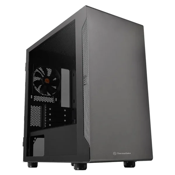 Gabinete Thermaltake S100 TG, Micro ATX, Sin Fuente, Vidrio Templado, 1 Fan 12 cm, Negro