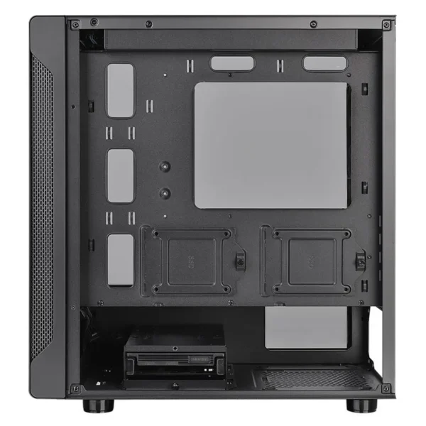 Gabinete Thermaltake S100 TG, Micro ATX, Sin Fuente, Vidrio Templado, 1 Fan 12 cm, Negro