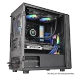 Gabinete Thermaltake S100 TG, Micro ATX, Sin Fuente, Vidrio Templado, 1 Fan 12 cm, Negro