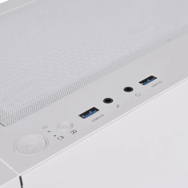 Gabinete Thermaltake S200 TG Snow, ATX, Sin Fuente, Vidrio Templado, 3 Fan 12 cm ARGB, Blanco