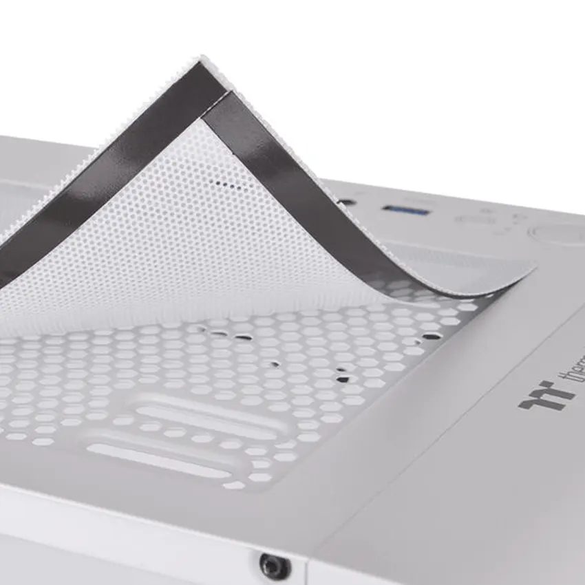 Gabinete Thermaltake S200 TG Snow, ATX, Sin Fuente, Vidrio Templado, 3 Fan 12 cm ARGB, Blanco