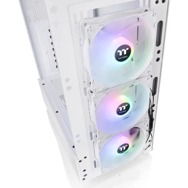 Gabinete Thermaltake S200 TG Snow, ATX, Sin Fuente, Vidrio Templado, 3 Fan 12 cm ARGB, Blanco