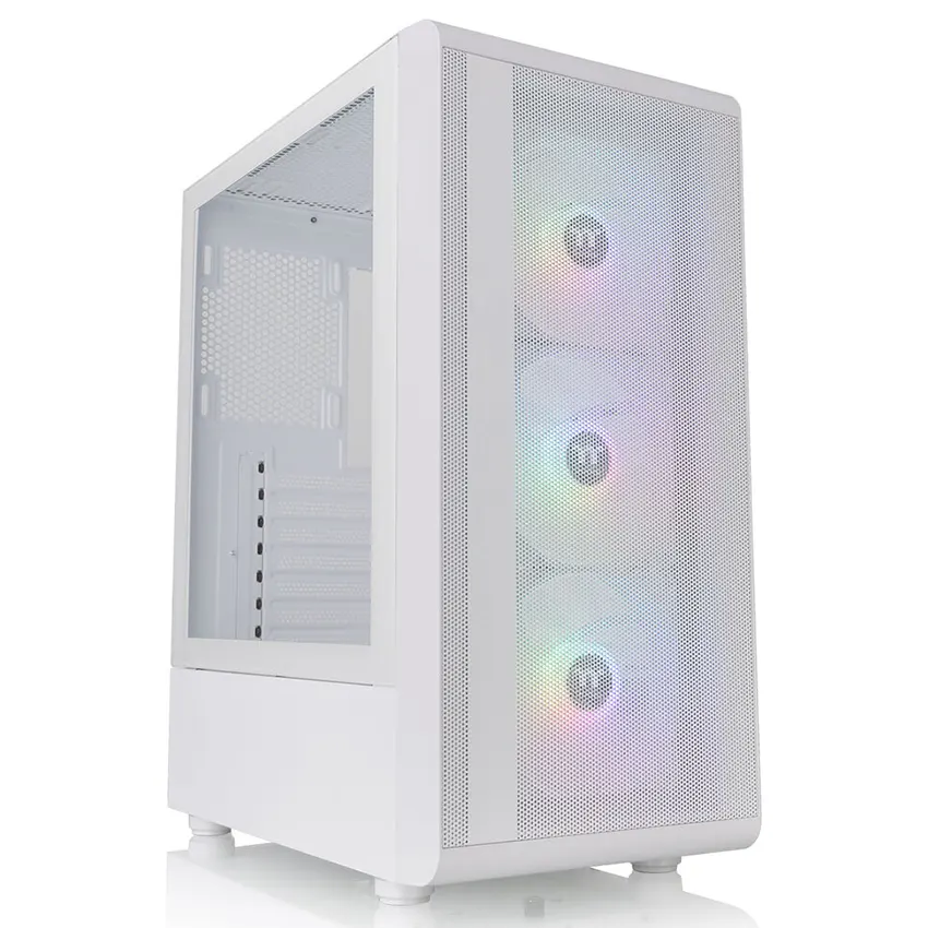 Gabinete Thermaltake S200 TG Snow, ATX, Sin Fuente, Vidrio Templado, 3 Fan 12 cm ARGB, Blanco
