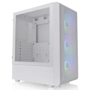Gabinete Thermaltake S200 TG Snow, ATX, Sin Fuente, Vidrio Templado, 3 Fan 12 cm ARGB, Blanco