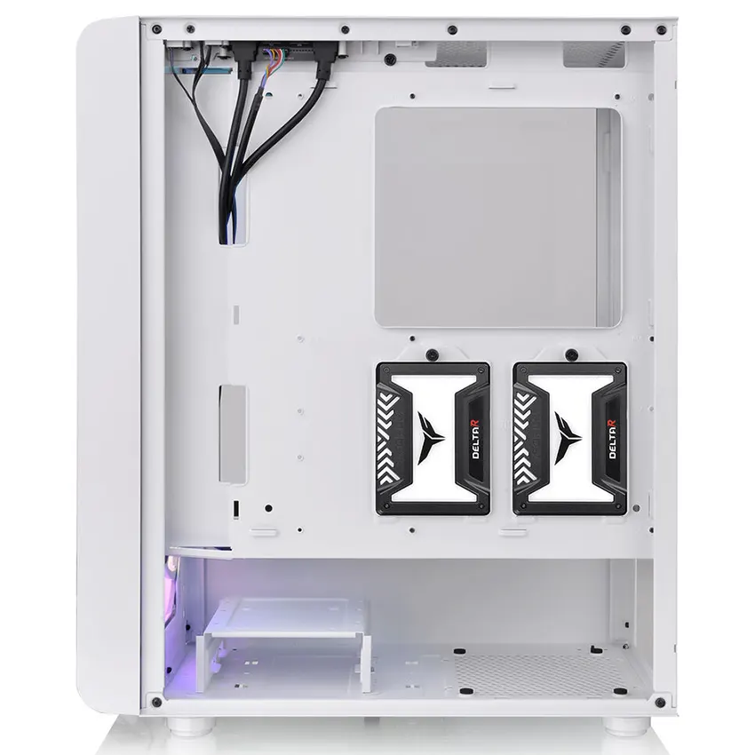 Gabinete Thermaltake S200 TG Snow, ATX, Sin Fuente, Vidrio Templado, 3 Fan 12 cm ARGB, Blanco