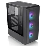 Gabinete Thermaltake S200 TG, ATX, Sin Fuente, Vidrio Templado, 3 Fan 12 cm ARGB, Negro