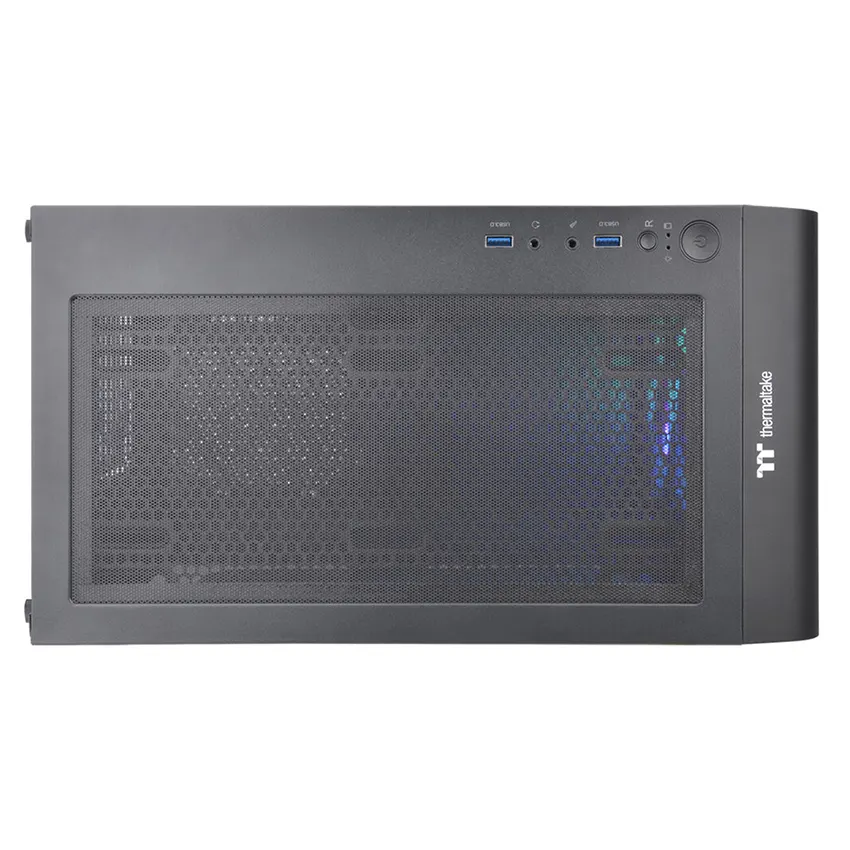 Gabinete Thermaltake S200 TG, ATX, Sin Fuente, Vidrio Templado, 3 Fan 12 cm ARGB, Negro
