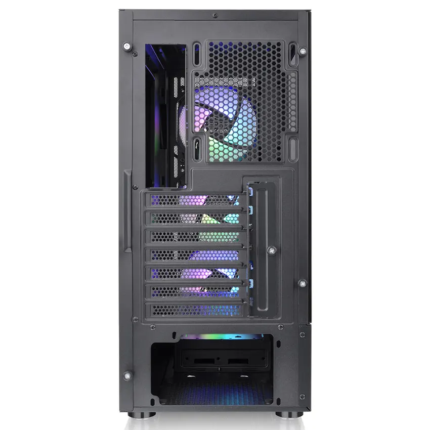 Gabinete Thermaltake S200 TG, ATX, Sin Fuente, Vidrio Templado, 3 Fan 12 cm ARGB, Negro