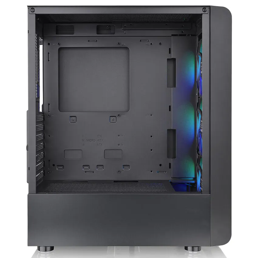 Gabinete Thermaltake S200 TG, ATX, Sin Fuente, Vidrio Templado, 3 Fan 12 cm ARGB, Negro